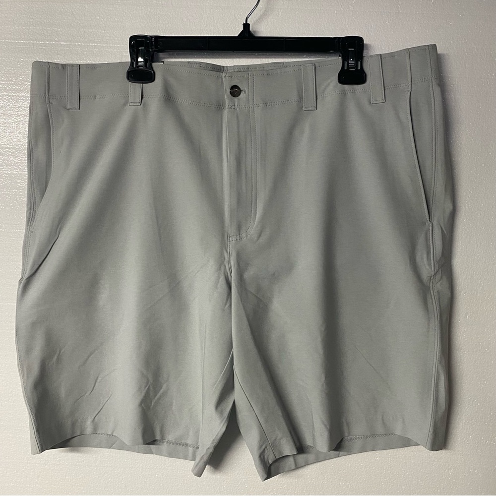 Callaway Golf Shorts Men Size 40 Gray Chino Active Waistband OPTI DRI Stretch